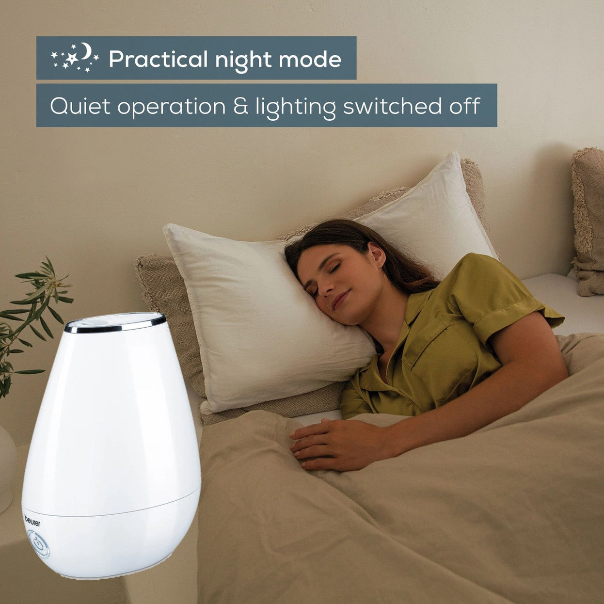 Beurer Germany LB 37 | 2-in-1 Air Humidifier & Aroma Diffuser for All ...