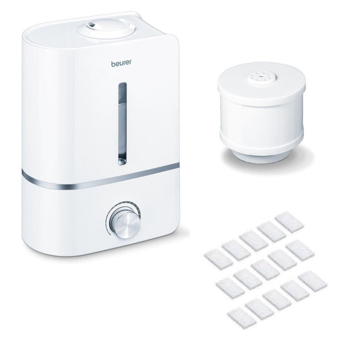 Beurer Germany LB 45 Ultrasonic Air Humidifier &amp; Optional Aroma Oil Diffuser | Maximum 30m² Rooms