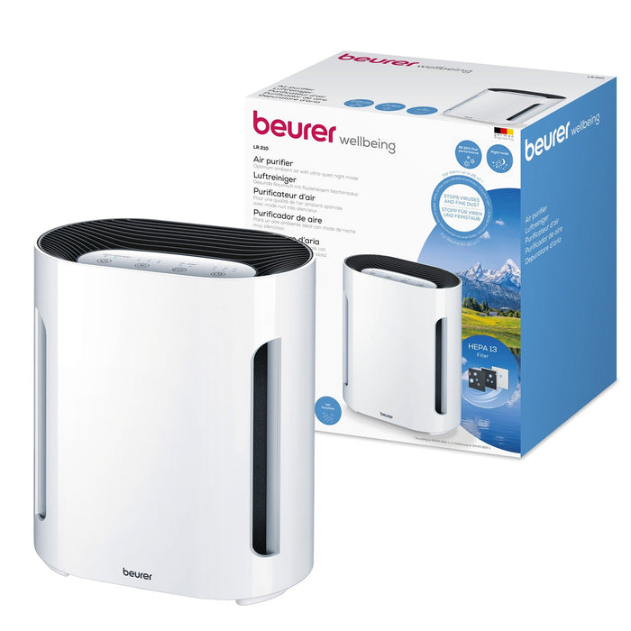 Beurer Germany LR 210 Air Purifier: 99.95% Cleaner Air for Allergy Sufferers. For Rooms up to 26m2