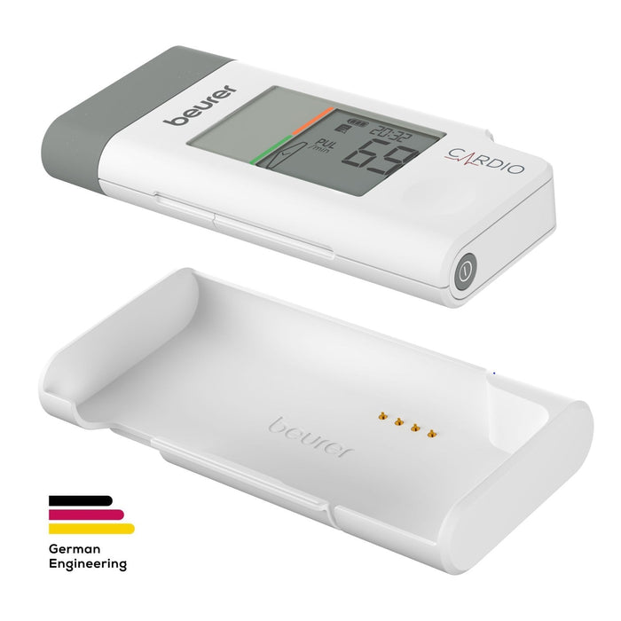 Beurer Germany ME 95 Mobile ECG Device | Reliable Heart Rhythm Monitoring | Rechargeable | Compact for At Home & On-the-Go