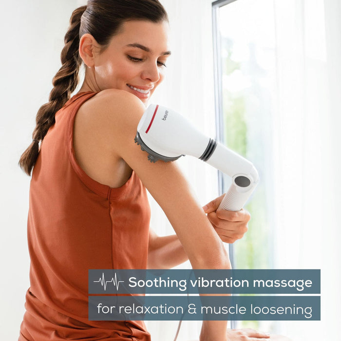 Beurer MG 44 Massager | Gentle Vibration Massage with Optional Infrared Heat