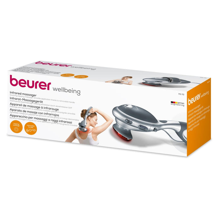 Beurer Germany Infrared Tapping Massager | Infrared Heat Option | Neck to Legs | MG 70