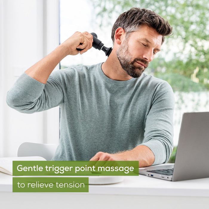 Beurer MG 79 Travel Massage Gun: Powerful Trigger-Point Massage for All Muscle Groups, Ideal for Sensitive Areas