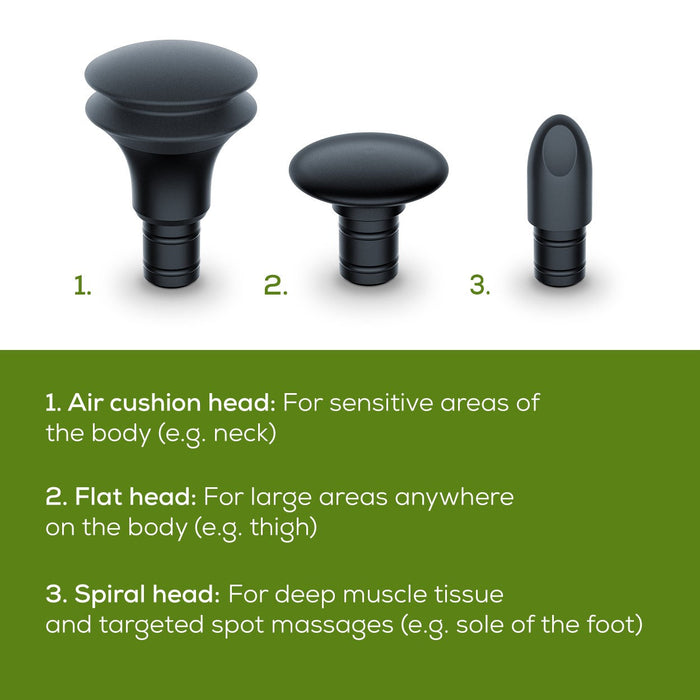 Beurer MG 79 Travel Massage Gun: Powerful Trigger-Point Massage for All Muscle Groups, Ideal for Sensitive Areas