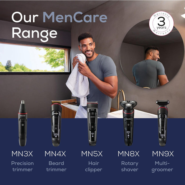 Beurer Germany Precision Trimmer | Nose, Ear & Eyebrow Grooming | MN3X