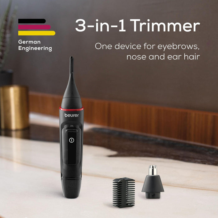 Beurer Germany Precision Trimmer | Nose, Ear & Eyebrow Grooming | MN3X
