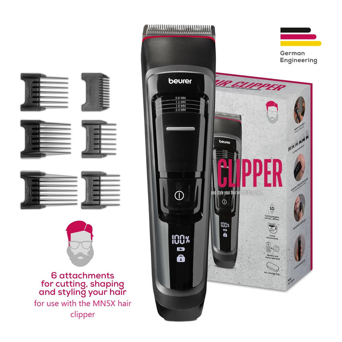 Beurer Spare Comb Attachments for use with MN5X Hair Clipper (3-25mm): Set of 6