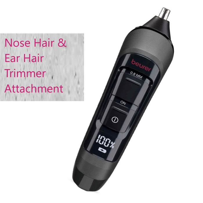 Beurer MN9X LE25 Electric Multi Groomer | Trim & Shave the Entire Body Including Ears, Nose, Beard & Hair