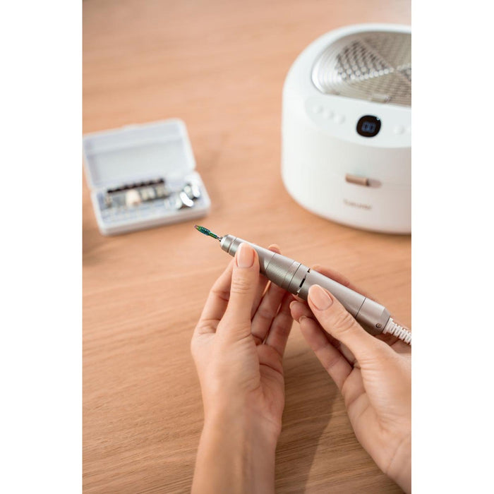 Beurer 3-in-1 Electric Manicure & Pedicure Station MP 200: Nail Tools + UV/LED Dryer + Nail Dust Extractor