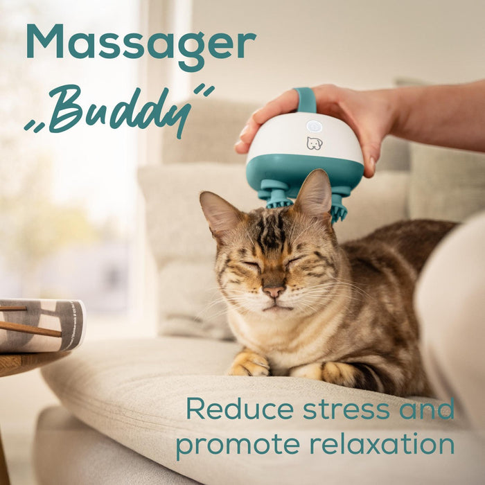 Beurer Massager for Dogs & Cats | Gentle Kneading Massage for Pets | Rechargeable | “Buddy”