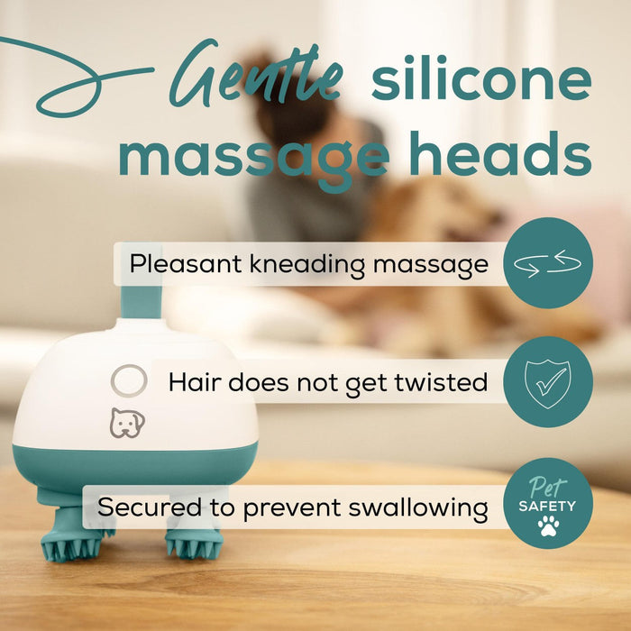 Beurer Massager for Dogs & Cats | Gentle Kneading Massage for Pets | Rechargeable | “Buddy”