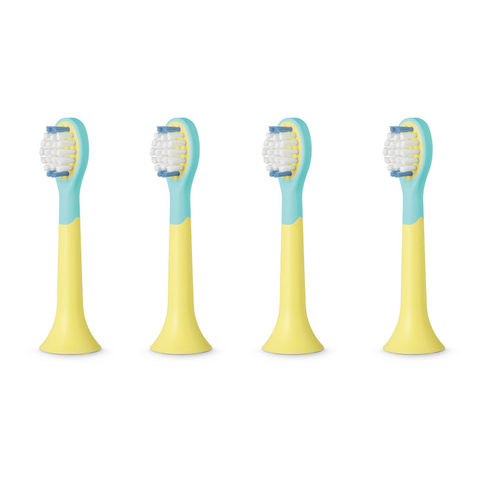Beurer Germany Wavy Soft Sonic Toothbrush Heads | 4 Pack | Ages 3 and Up