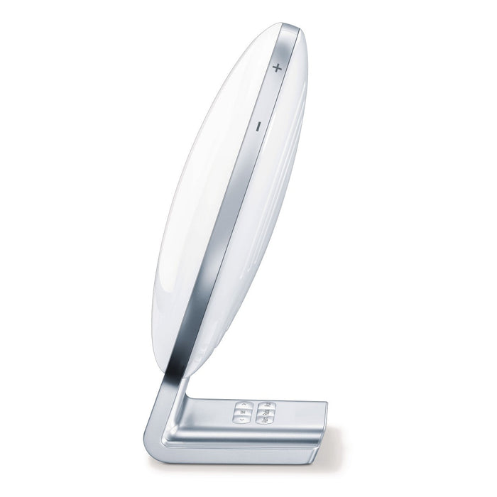 Beurer WL 75 Wake Up Light Alarm Clock +App | Sunrise & Sunset Simulation | Radio | Bedside Light | USB Phone Charger