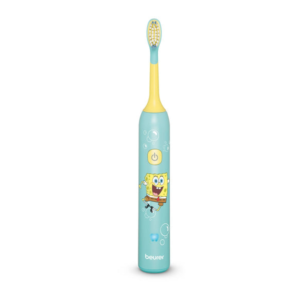 Beurer Germany SpongeBob Sonic Toothbrush, Ages 3 & Up, SC 11 Kids Aqua Blue