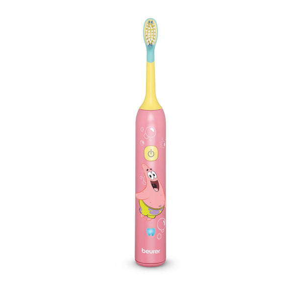 Beurer Germany Patrick Star Sonic Toothbrush, Ages 3 & Up, SC 11 Kids Pink
