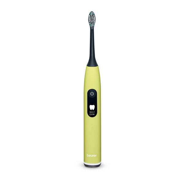 Beurer SC 50 Electric Toothbrush | Advanced Sonic Technology for Healthy Teeth & Gums | Eco-Friendly | Splashy Lemon Yellow