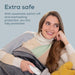 Beurer HD 75 Dark Grey Heated Overblanket - 180x130cm