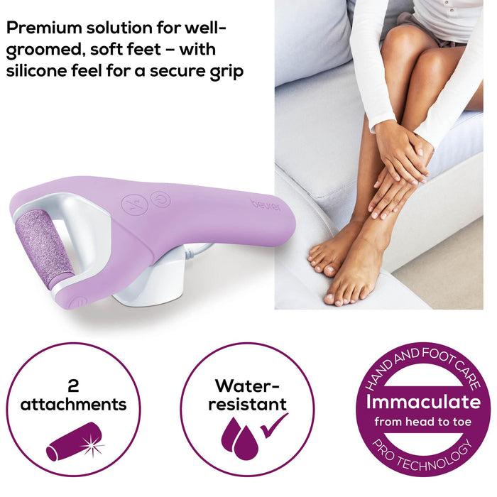 Beurer MP 59 Electric Foot File & Callus Remover - Wet & Dry Rechargeable