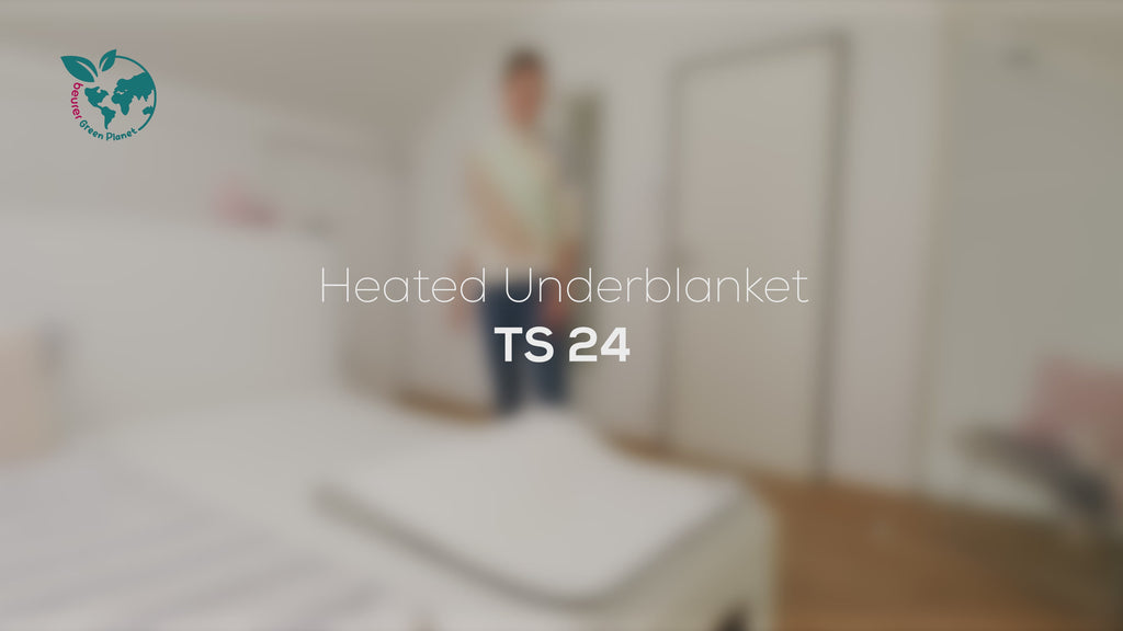 Beurer TS 24 Electric Under Blanket: Eco-Friendly Heated Blanket 150x80cm