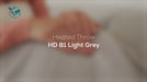 Beurer HD 81 GP Electric Blanket: Eco-Friendly Heated Throw. Corded Fabric. Light Grey 1.8x1.3m